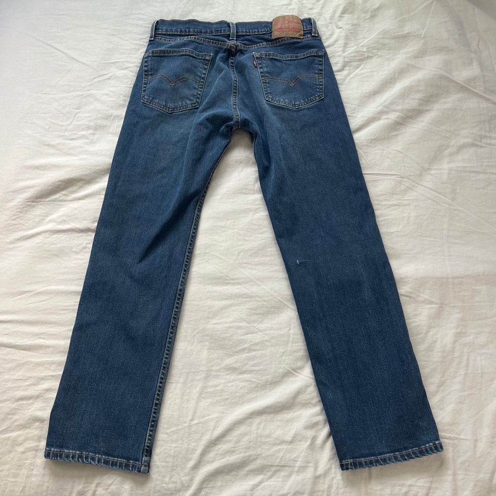 LEVI'S 505 Jeans Mens 32x30‎ Regular Fit Blue Denim Straight Leg Pants Modern